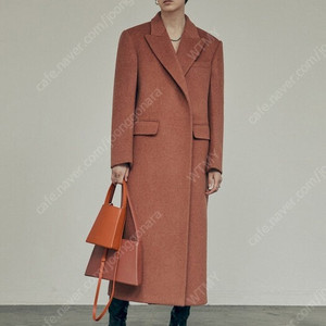 로우클래식 CURVE SLEEVE COAT 수지코트 핑크S