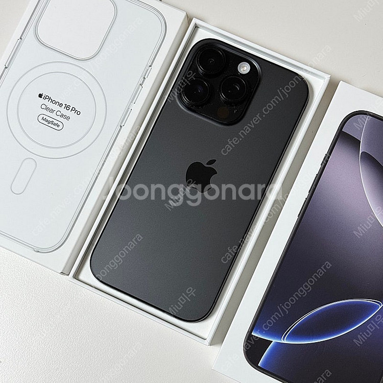 아이폰16프로 256GB 블랙티타늄 S급 팝니다 (정품...--0