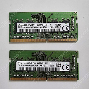 노트북램 SK 하이닉스 ddr4 3200 8x2 16gb