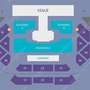 [ 여자친구 콘서트 ] / 스탠딩 A,B,C 구역 / 2연석 / 계정이동 양도