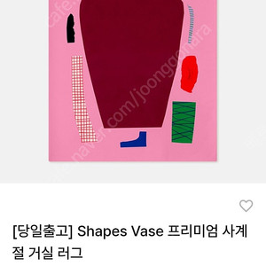 뚜누 Shapes Vase 프리미엄 사계절 거실 러그 팝니다.