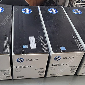 HP 토너 CP5225 컬러토너 1 Set 및 검정 정품 토너6개 판매