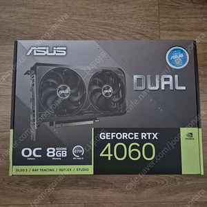 (미개봉) ASUS DUAL 지포스 RTX 4060 V2 O8G OC D6 8GB