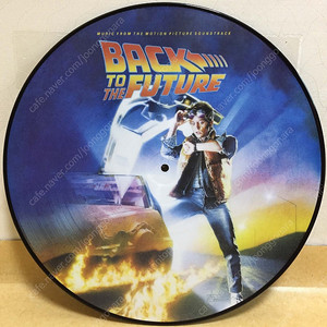 LP ; OST - back to the future 백 투 더 퓨쳐 영화 사운드트랙 엘피 음반 픽쳐디스크 picture disc