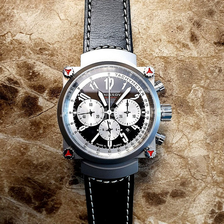저먼 러시아 수동 크로노그래프 AERONAVIGATOR 에어로네비게이터 항공 파일럿 시계--2