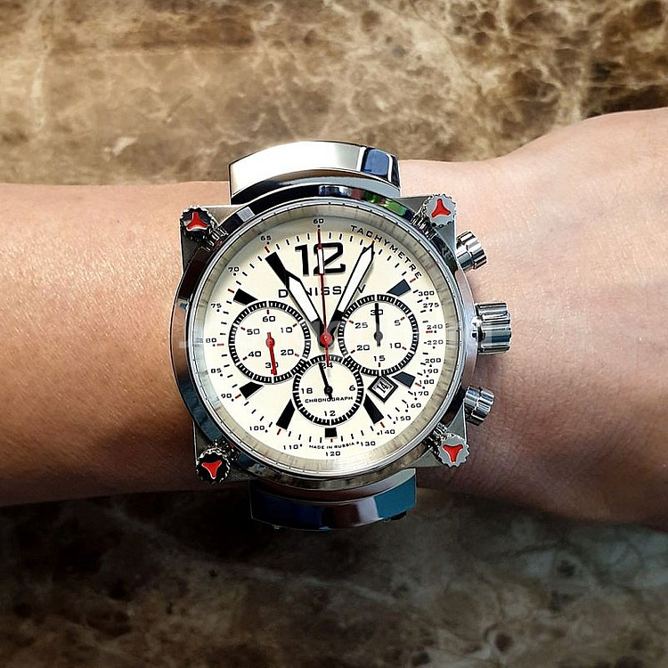 저먼 러시아 수동 크로노그래프 AERONAVIGATOR 에어로네비게이터 항공 파일럿 시계--9