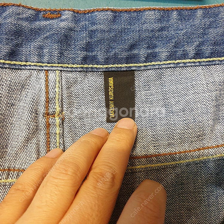 저먼 TAKESHY KUROSAWA 타케시 쿠로사와 데님 진 고급 청바지 이태리 직수입 정품 새상품 32 SLIM--5