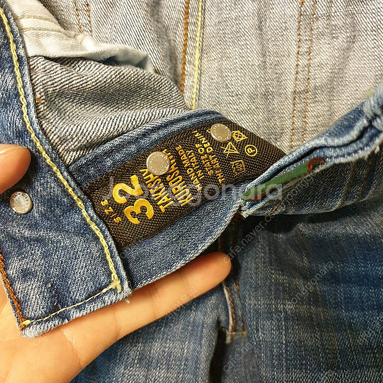 저먼 TAKESHY KUROSAWA 타케시 쿠로사와 데님 진 고급 청바지 이태리 직수입 정품 새상품 32 SLIM--9