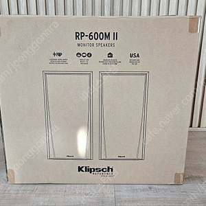 클립쉬 klipsch rp-600m ii 북쉘프 스피커 판매 (신동품) 합니다.