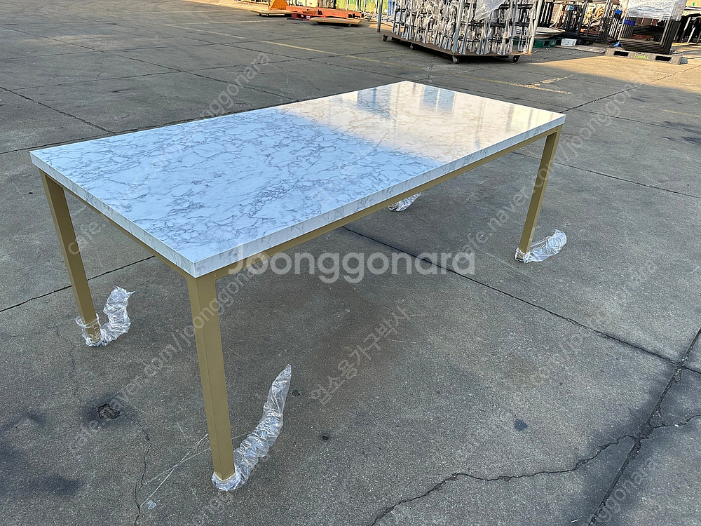 LPM 식탁 한식뷔페 함바 구내식당 업소용 테이블 사이즈 주문제작 가능 4개 이상부터--5