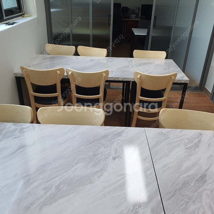 LPM 식탁 한식뷔페 함바 구내식당 업소용 테이블 사이즈 주문제작 가능 4개 이상부터--8