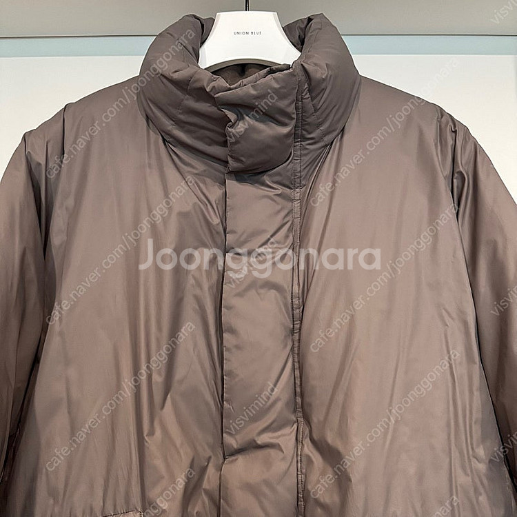 브라운야드 21FW 다운 패딩 올리브 그레이 2--1