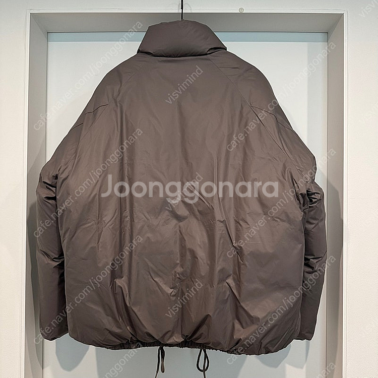 브라운야드 21FW 다운 패딩 올리브 그레이 2--3