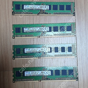 4GB 1Rx8 PC3-12800U -11-13-A1 삼성 데스크탑 램 6개 일괄