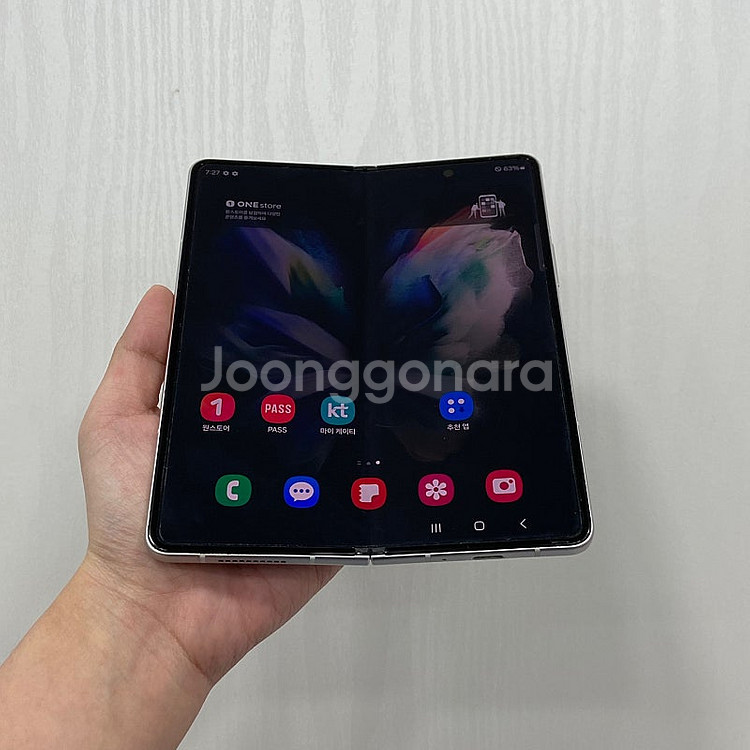 47442 갤럭시Z폴드3 실버 256GB 부산 중고폰 ...--0