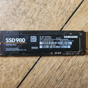 (택포) 삼성 NVME M.2 SSD980 500GB