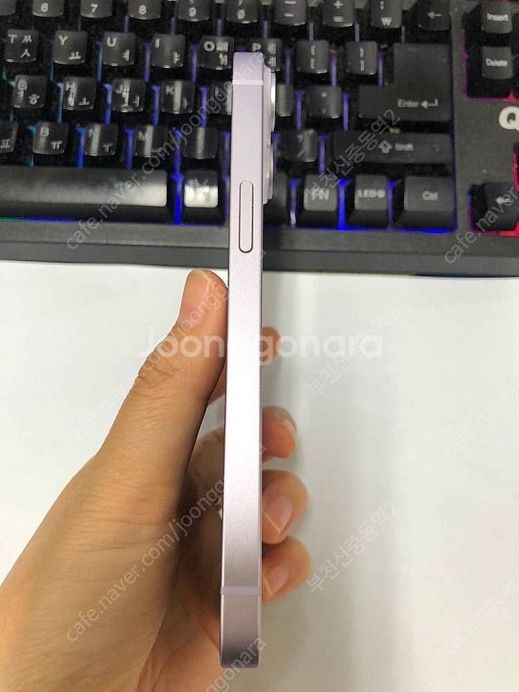 002213 아이폰14 퍼플 특SSS급 256GB 무잔...--5