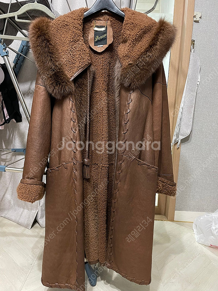 이상봉 디자이너 무스탕 코트 (사기꾼접근금지)--0