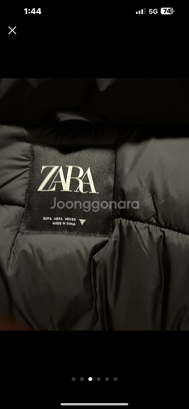 자라 패딩 크롭패딩 zara--2