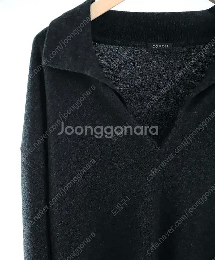 코모리 캐시미어 스키퍼 니트--0