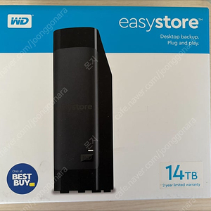 WD easystore 14TB 미개봉 20만