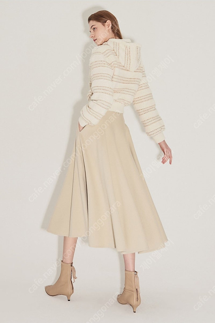 한섬 정품 새상품 랑방컬렉션 믹스 텍스처 니트 점퍼 IV_ 55--3