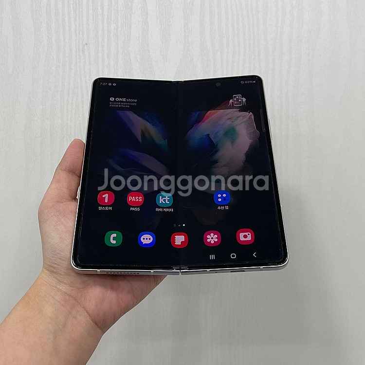 47442 갤럭시Z폴드3 실버 256GB 부산 중고폰 ...--0