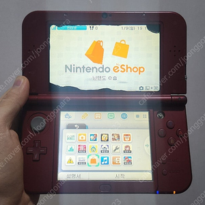 뉴 new 3dsxl 상단액정 고장품