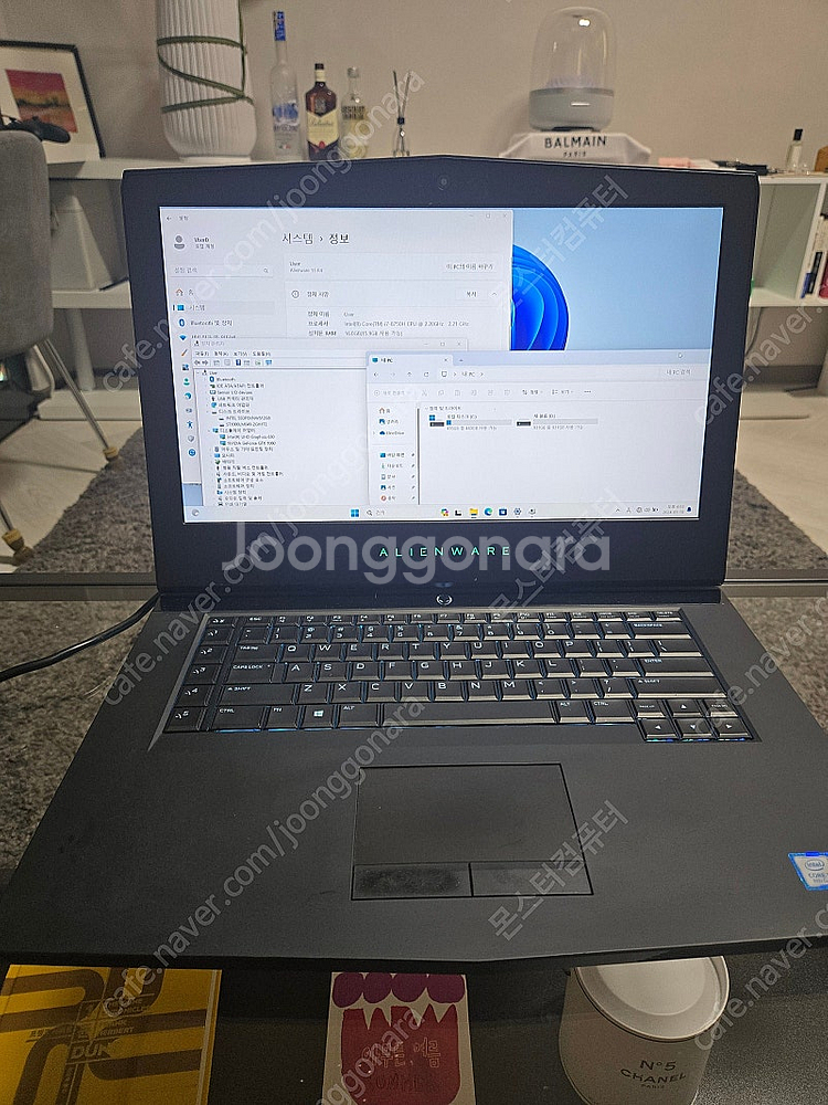 가격인하 델 에일리언웨어 15 R3 게임용 노트북입니다...--0