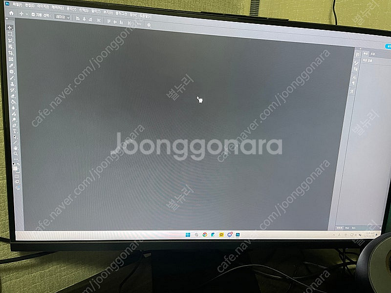 한성 27인치 모니터--0