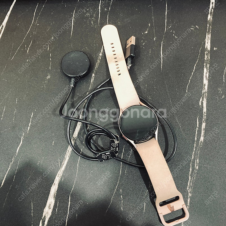 갤럭시 워치5 로즈핑크 40MM 액정S급! 케이블포함 ...--0