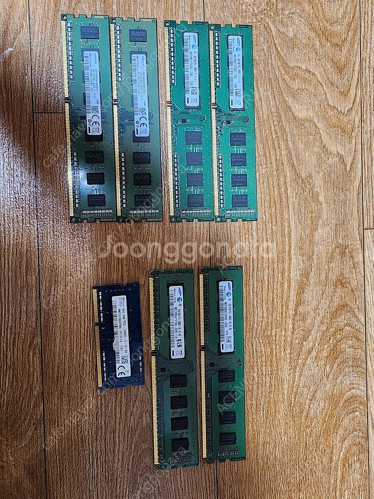 삼성램 4기가 4개 + 2기가 2개 + 노트북램 4기가...--0