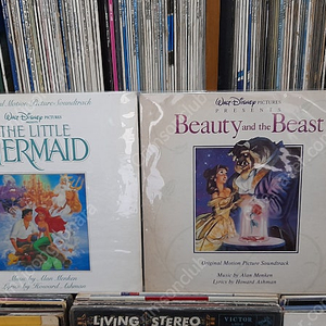 월트 디즈니 LP -미녀와 야수 Beauty and the Beast,인어공주 Little Mermaid