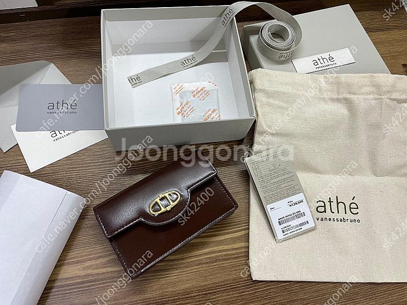 아떼바네사브루노 보딸라또 레더 명함 카드지갑 AAHO4E351D3--0