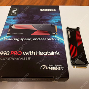 삼성 990 PRO with Heatsink M.2 SSD NVMe