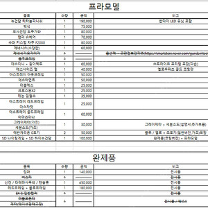 중국제(프라,완제)외 반다이(프라) 팝니다.