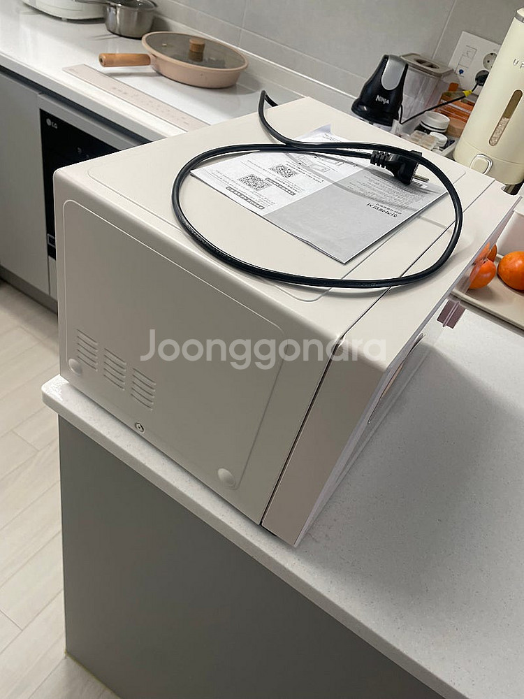 (단순개봉 새제품)LG 오브제 전자레인지 MWJ25P ...--4