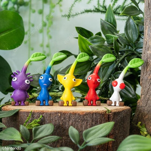 PIKMIN 피크민 바쓰밤 (입욕제) Vol.1 (빨강, 파랑, 노랑, 보라, 하양피규어 랜덤)