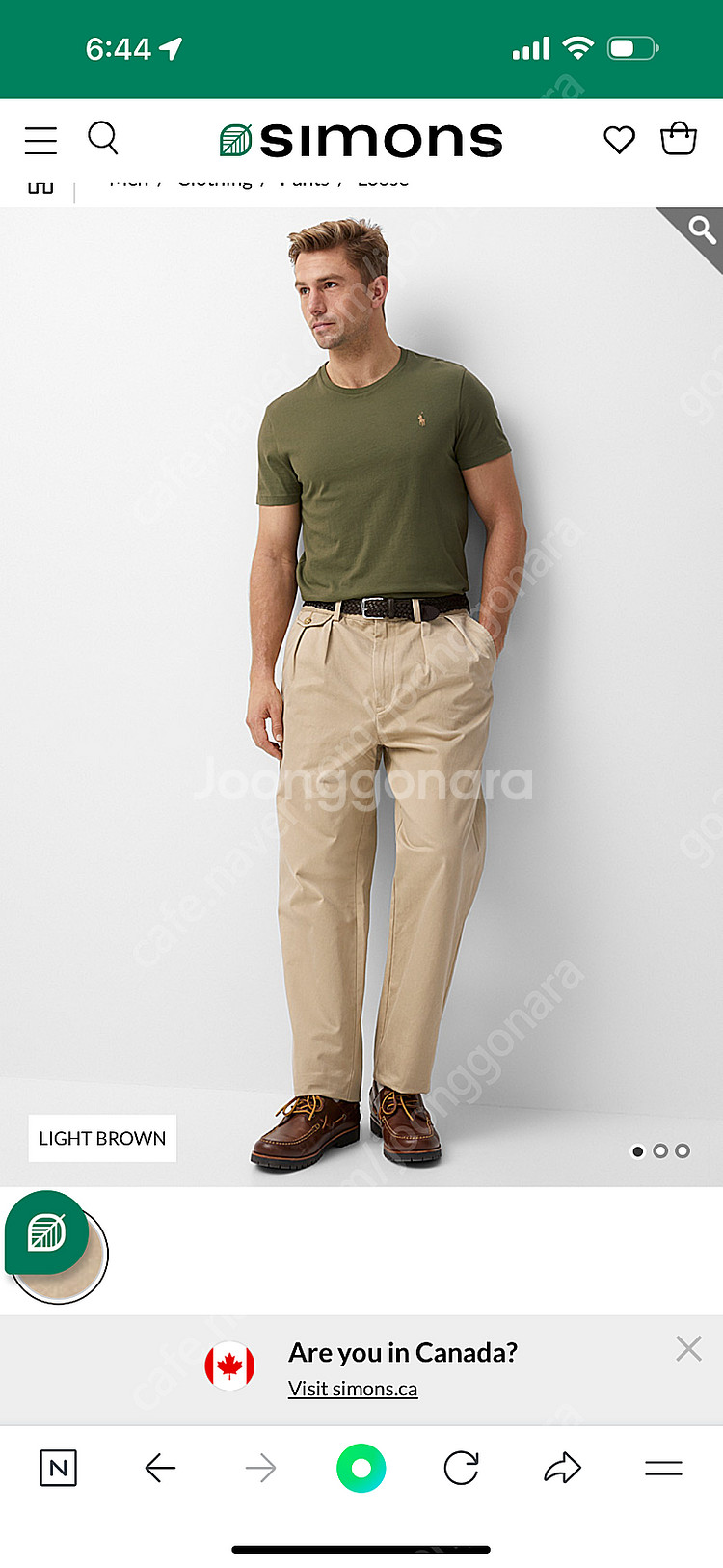 fw24 폴로 휘트먼 치노 32(새제품 ,가격인하)--6