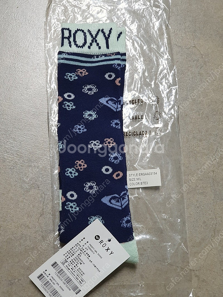 록시 아동 스키 양말 M/L 새상품--0