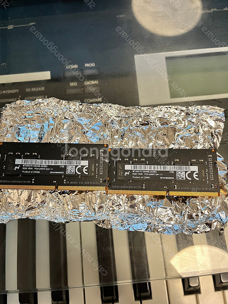 마이크론 노트북용 8기가 8gb 램 RAM X2--0
