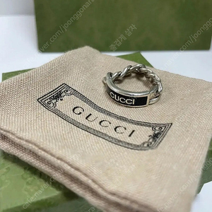 구찌 남성 블랙 반지 21호 gucci