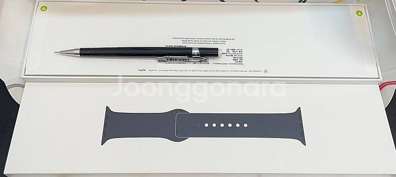 애플워치8 45mm 셀룰러 미드나이트 미개봉 풀박스36...--2