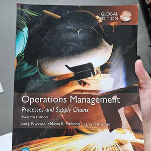 생산운영관리 12판 Operations Management: Processes and Supply Chains 12th edition, global edition pearson