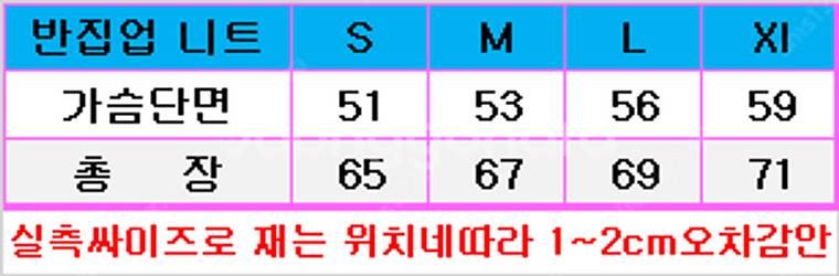 새상품 정품 폴로 케이블 반집업 하프집업.--1