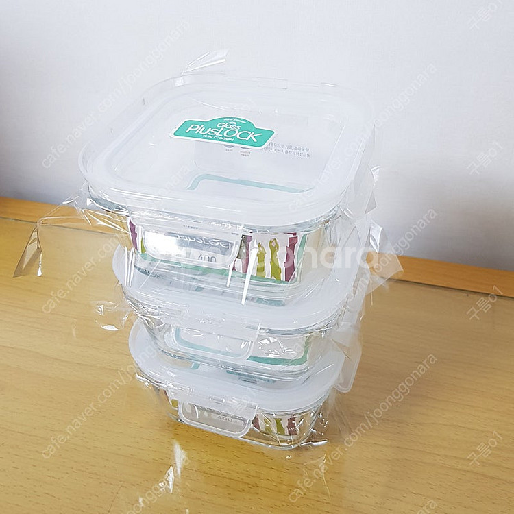 글라스 플러스락 정사각 투명 유리 밀폐용기 반찬통 보관...--3