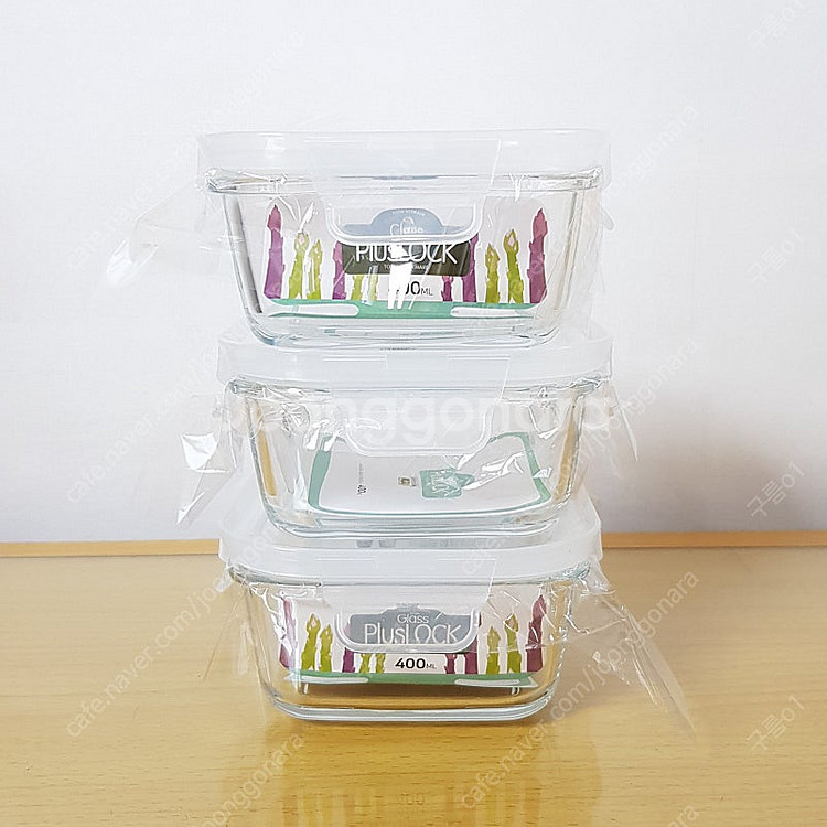 글라스 플러스락 정사각 투명 유리 밀폐용기 반찬통 보관...--5