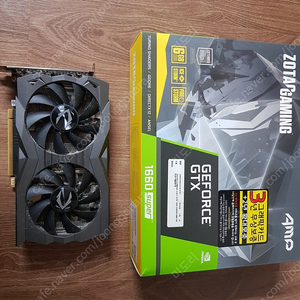 zotac 조텍 gtx 1660 super 6gb 그래픽 카드 팝니다