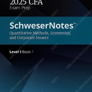 2025 CFA Lv1 Schwezer Notes 전권