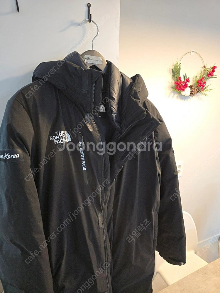 노스페이스 롱패딩 L 국가대표 지급용(거의새것)--0